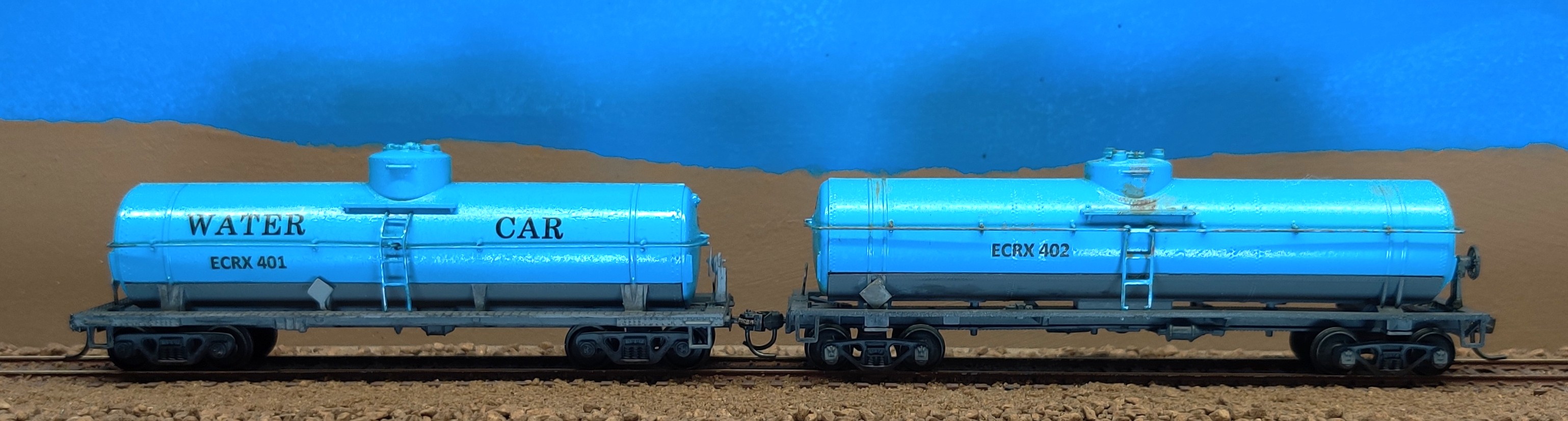 2 Water Tankcars