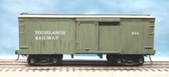 Wood Boxcar #531