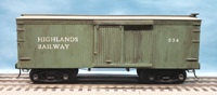 Wood Boxcar #534