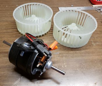BMW fan motor