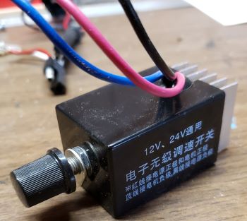 12v 10A speed controller