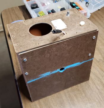 completed top set on box