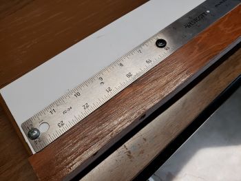 extra piece added to front of board