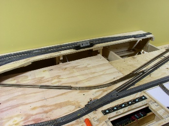 roadbed being installed